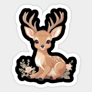 Baby Deer Sticker
